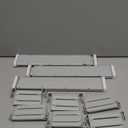 HiYZ Expandable Drawer Dividers with Inserts - Adjustable Drawer Organizers Separators for Kitchen, Bedroom, Dresser, Office, 3 Long Dividers(12.6-22.8 IN) with 6 Inserts(3.9-7.1 IN) - Gray