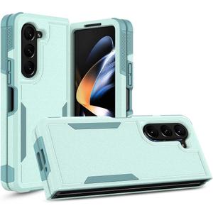 Case for Samsung Galaxy Z Fold 5, Shockproof, Strong and Durable Phone Protective Case, Light Blue