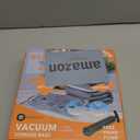 10 Pack Vacuum Storage Bags (5 x Large, 5 x Medium), Space Saver Sealer Compression Bags with Travel Hand Pump for Blankets, Comforters, Pillows, Clothes Storage