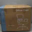 Office Computer Desk Managerial Executive Chair, Ergonomic Mid-Back Mesh Swivel Rolling Work with Wheels, Comfortable Lumbar Support, Comfy Arms for Home, Bedroom, Study, Student, Black