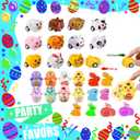 Dilycery 120 Pack Easter Egg Fillers Toys for Kids, Easter Party Favors Small Toys for Egg Stuffers Basket Stuffers, Easter Prizes for Kids Treasure Box Toys for Classroom
