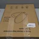 Ansffer Round Toilet Seat Almond, Toilet Seat 16.5 inch Soft Close, Premium PP Material Easy Clean, Elegant Design, Almond