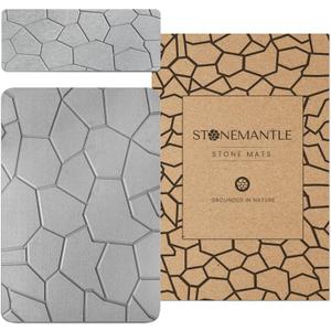 Japanese-Inspired Diatomaceous Stone Bath Mat  Quick-Drying, Non-Slip, 2 Sizes of Diatomite Mat Included