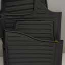 Cargo Mat with Backrest Mat for Toyota RAV4 2019-2024 2025 (Include Hybrid) Car Mat Accessories, All Weather TPE Trunk Cargo Liner Trunk Mat with Seat Back Mat (Trunk Mat with Backrest Mat)