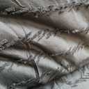 Litanika Oversized King Comforter Set Super King Size 120x120, 3 Pieces Dark Emerald Green Chevron Tufted Solid Bedding Comforter Sets, Fluffy Bed Set