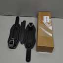 Soulchen 2 Pcs Snowboard Bindings Ankle Straps Replacement Black 11 x 3 Inches Ski Board Ankle Straps Snowboard Bindings Tool for Ski Boot Tool Skiing Skateboard Universal Accessories