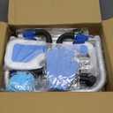 Shower Chair for Seniors Elderly Handicap Disabled Or Bariatric Adults, Heavy Duty 500 Lbs,Bench Seat for Inside Shower Stall and Bathroom Bath Tub with Arms and Back Adjustable Stool Chairs