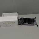 AIRMARS Bluetooth Sunglasses for Men and Women, Built-in Mic & Speakers, Polarized Sport Smart glasses for Running/Cycling, UV Protection, Voice Control (Black)