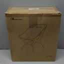 MOON LENCE Portable Camping Chair Plus, Larger & Roomier, Compact and Lightweight Still, Folding Chair for Backpacking & Hiking, 330Lbs Capacity (Black-2pack)