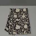 FIOUOVO Floral Throw Pillow Covers 20x20 Farmhouse Block Print Pillow Covers Decorative Pillow Covers Couch Pillows for Living Room Vintage Accent Sofa Pillows Set of 2, Black