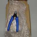 VCELINK Small Wire Cutter Spring-loaded GJ706BL, Precision Flush Cutter Pliers Diagonal Cutters for Electronics, Jewelry Making, Model Craft and 3D Printer, 5-Inch (Blue)