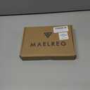 M MAELREG Boys Polo Shirt Short Sleeve Performance Moisture Wicking Dry fit Casual Striped Golf Shirts for Boys (6 Years, Classic Blue Stripe)