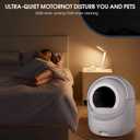 Self-Cleaning Cat Litter Box - Large Automatic With App Control, Odor Removal, Anti-Pinch Safety Protection, Smart System Suitable for Multiple Cats