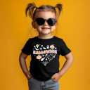 Toddler Halloween Shirts for Boys Kids Girls, Cute Spooky Pumpkins Ghosts Bats Witches and Monsters Halloween T Shirt: 2-6T