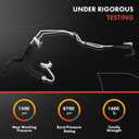 A-Premium Power Steering Pressure & Return Hoses Line Assembly Compatible with Infiniti G35 2003 2004 2005 2006 2007, V6 3.5L, Rack/Gear's Ports (Inlet and Outlet)