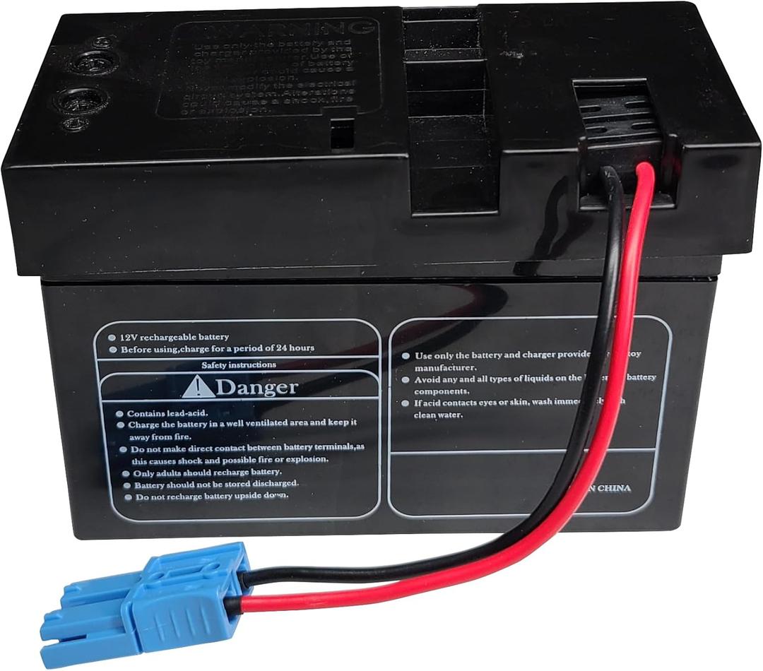 12 Volt 7Ah Replacement Battery for Kid Trax 12 Volt Marvel Captain America Motorcycle And Side Car Semi-Truck And Trailer Child Ride On Car (Not Official)