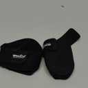 Welnove Gel Heel Protector Cups, Inserts Pads for Women Men, Plantar Fasciitis, Heels Spur Pain Relief, Achilles Tendonitis Dry Cracked Heel Support Cushion Black (W 4.5-9 / M 5-8)