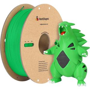 Standard PLA Filament 1.75mm, Dimensional Accuracy +/- 0.02 mm, Neatly Wound PLA, Fast Printing, 1KG Spool (2.2 lbs), Fits for Most FDM 3D Printers (Green, 1000g)