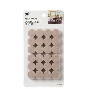 Tan Felt Pads 60 Pack
