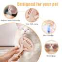 Cat Steam Brush for Shedding, Pet Steam Brush for Dog with Release Button,Anti-Static Pet Spray Hair Removal Comb,Cat Spray Comb for Long & Short Haired Pets,Pink