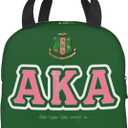 Sorority Gifts Lunch Box Reusable Tote Bag Large Capacity Cooler Bags For Women Men Office Work Picnic Society Gifts