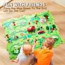 26 PCS Electric Puzzles Racer Kids Car Tracks for Toddlers 2-4 Year Old with Truck and Plane|Play Set for Toddlers 1-3|5 Years Old Boy Gift Game& Christmas Puzzle