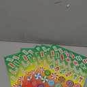 JULBEAR Christmas Candy Cane Foam Sticker, 300Pcs Colorful Candy Cane Self-Adhesive Foam Stickers for Kids Christmas Party Favors DIY Crafts Holiday Classroom Decorations