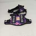 Auroth Tactical Dog Harness for Small Medium Large Dogs No Pull Adjustable Pet Harness Reflective K9 Working Training Easy Control Pet Vest Military Service Dog Harnesses (M, Purple Camo) (M(Neck:16-22",Chest:22-33"),35-50 lbs)