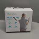 ALLJOY Heating Pad for Back Pain Relief, 24"x33" Weighted Heating Pad for Neck and Shoulder, Christmas Gifts for Women Men, Neck Heating Pad Fast-Heating with 6 Settings, Auto Shut-Off