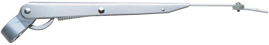Marinco 33007A Wiper Arm, Deluxe Stainless Steel Single, 10"-14" Adjustable