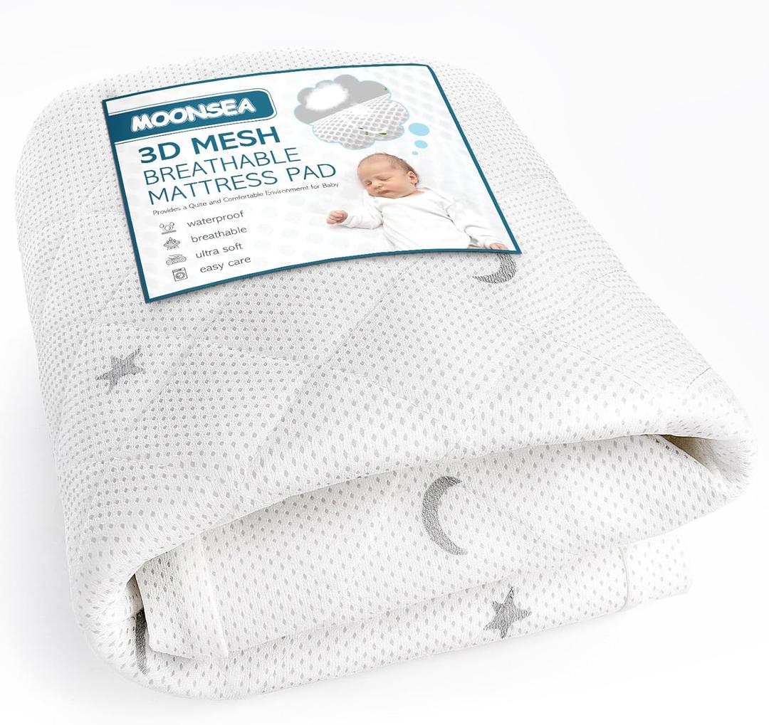 Travel Crib Sheet Compatible with Guava Lotus, Baby Bjorn, Dream on Me Travel Crib Light Playard, Breathable to Reduce Suffocation Risk