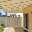 Patio 6' x 50' Sun Shade Fabric Roll 6/8/12 FT Shade Cloth for Patio, Outdoor Mesh Sail Sun Shades Canopy Replacement Pergola Cover for Backyard Deck Porch, Beige