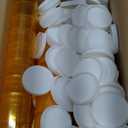 WOPPLXY 100 Pcs Empty Plastic Pill Bottles, 20 Dram Empty Pill Bottles with Caps, Plastic Medicine Bottle, Prescription Medication Vials, Medicine Containers (Orange)