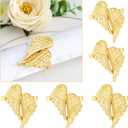 12 PCS Angel Wings Napkin Rings, Metal Wedding Birthday Home Table Decoration