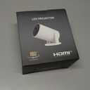 Mini Portable Projector 4K WiFi 6 BT 5.2 Upgraded Portable Projector Full HD Supported for Phone /PC /TV /HDMI /PS5 /Laptop Auto Keystone Home Theater 180 Rotation [Built-in App] White