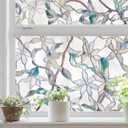 Jasmine Window Privacy Film by Artscape - Decorative Textured Stained Glass Design, Static Cling, Blocks Direct Views, UV Protection, Removable and Repositionable, Made in USA - 24 x 36 Inch