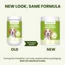 2 x Dog Teeth Cleaning Wipes, Fresh Breath Pet Dental Finger Wipes for Dogs & Cats, Dog Dental Wipes Teeth Wipes, Lick-Safe Pet Toothbrus for Easy Removal of Tartar Buildup, Unscented - 50 PCS