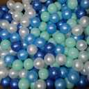 Ball Pit Balls Pack of 100 200 500 - Star and Round Set BPA Free Phthalate Free Non-Toxic Crush Proof Play Balls Soft Plastic Balls for Toddlers Baby Kids Birthday Pool Tent Party