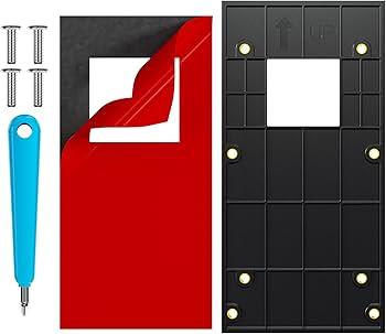 No-Drill Adhesive Video Doorbell Mount Compatible with Ring Wireless Video Doorbell 1/2/3/3 Plus/4/ (2024 Release), Mounting Holder Accessories for Apartments Houses