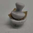 Fox Run Marble Mortar and Pestle, White