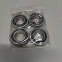 XiKe 4 Pcs Flanged Ball Bearings ID 3/4" x OD 1-3/8", Applicable Lawn Mower, Wheelbarrows, Carts & Hand Trucks Wheel, Replacement for 532009040, AM118315, AM127304, 10513, 251210 Etc.