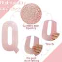 2 x Pre-Strung Rose Gold Glitter Retirement Banner,(No DIY)Funny Retirement Party Decorations,""I QUIT, CTRL+ALT+RETIRE"farewell banner,Party Supplies, Gifts and Decorations