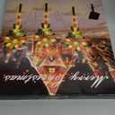 Set of 3 Solar Christmas Lights Decorations with 8 Lighting Modes, Solar Lollipop Pathway Stakes Lights, Outdoor Christmas Decor for Garden, Yard, Porch (Xmas Candy)