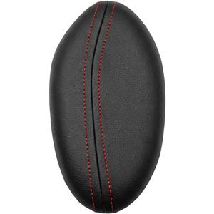 BDZMC Car Knee Cushion, Car Center Console Leg Elbow Pad, Soft Comfortable Leather Thigh Support Rest Pad, Universal Auto Door Armrest Pad for Most Vehicles (Right Red)