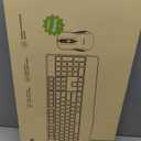 seenda Wireless Bluetooth Keyboard and Mouse Combo, COE200 Ergonomic Wireless Keyboard Mouse with Wrist Rest, Multi-Device Connection, Full-Size, Compatible for Computer/Laptop/Mac/MacBook, Black