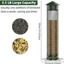 Lager Bird Feeder,Metal Squirrel Proof Bird Feeders for Outdoors Hanging 6.5LB Capacity,Easily Beat Squirrels,Attracting Finch,Cardinal,Chickadee
