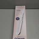 Conair Double Ceramic Flat Iron, 1-inch Flat Iron, 5 Heat Settings Up to 410F, Extra-Wide Floating Plates, For All Hair Types and Textures, White