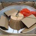 Signature Design by Ashley Clayman Bohemian 23.5" Paper Rope and Wood Table Lamp, Light Brown