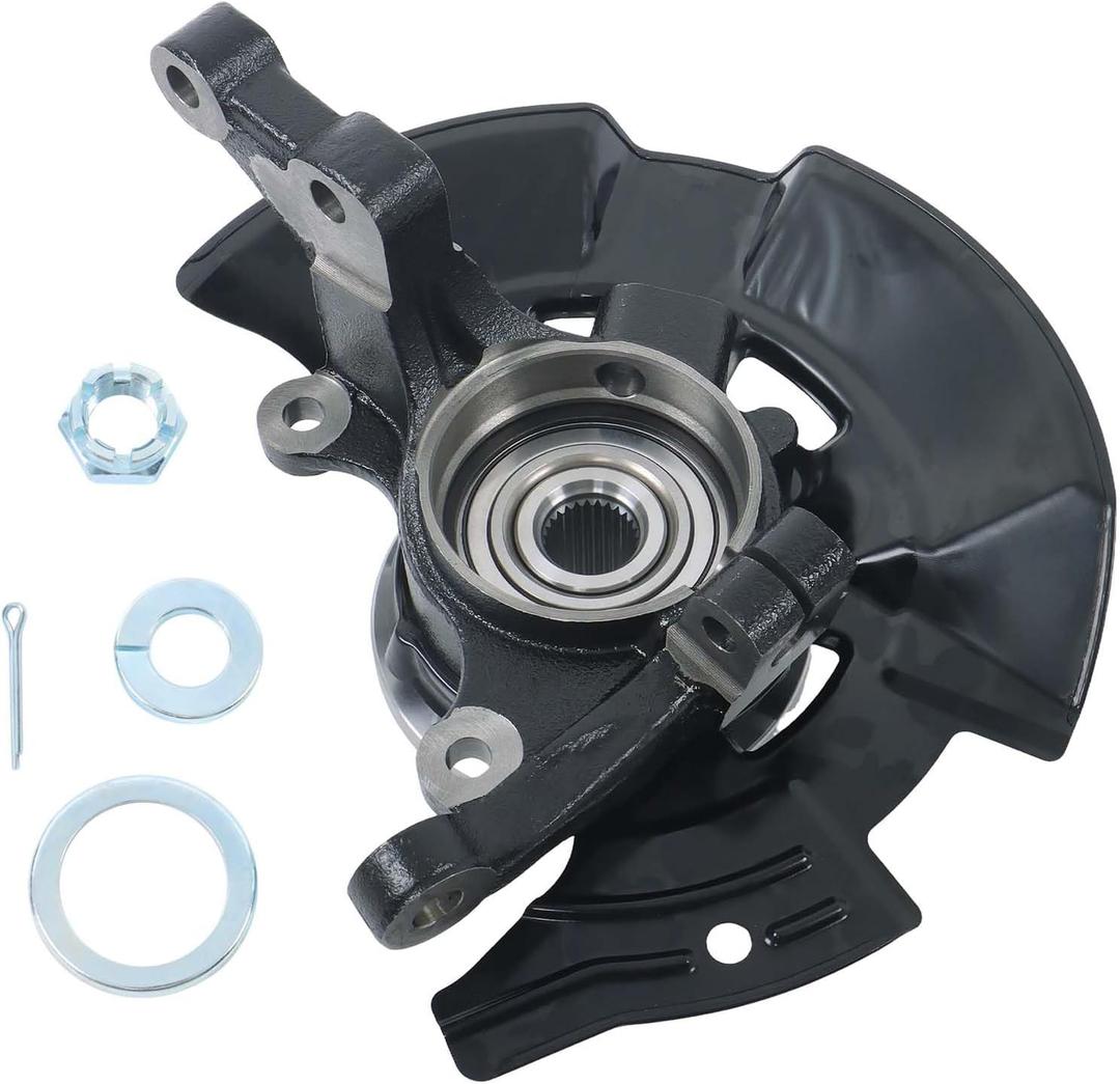 labwork Front Left Driver Side Wheel Hub Bearing Steering Knuckle Assembly Replacement for Sonata 2011 2012 2013 2.4L Replacement for 698-465