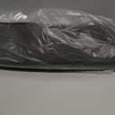 Runner Rug with Non Slip Rubber Backing, Washable Soft Floor Carpet for Kitchen, Hallway, Entryway Indoor, Bedroom, Laundry, Low Pile Area Rugs, Solid color with Pointillism style, 2*6 ft BLACK